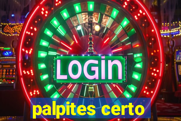 palpites certo